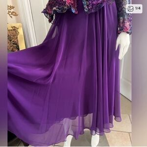 Elegant Purple Women's Skirt